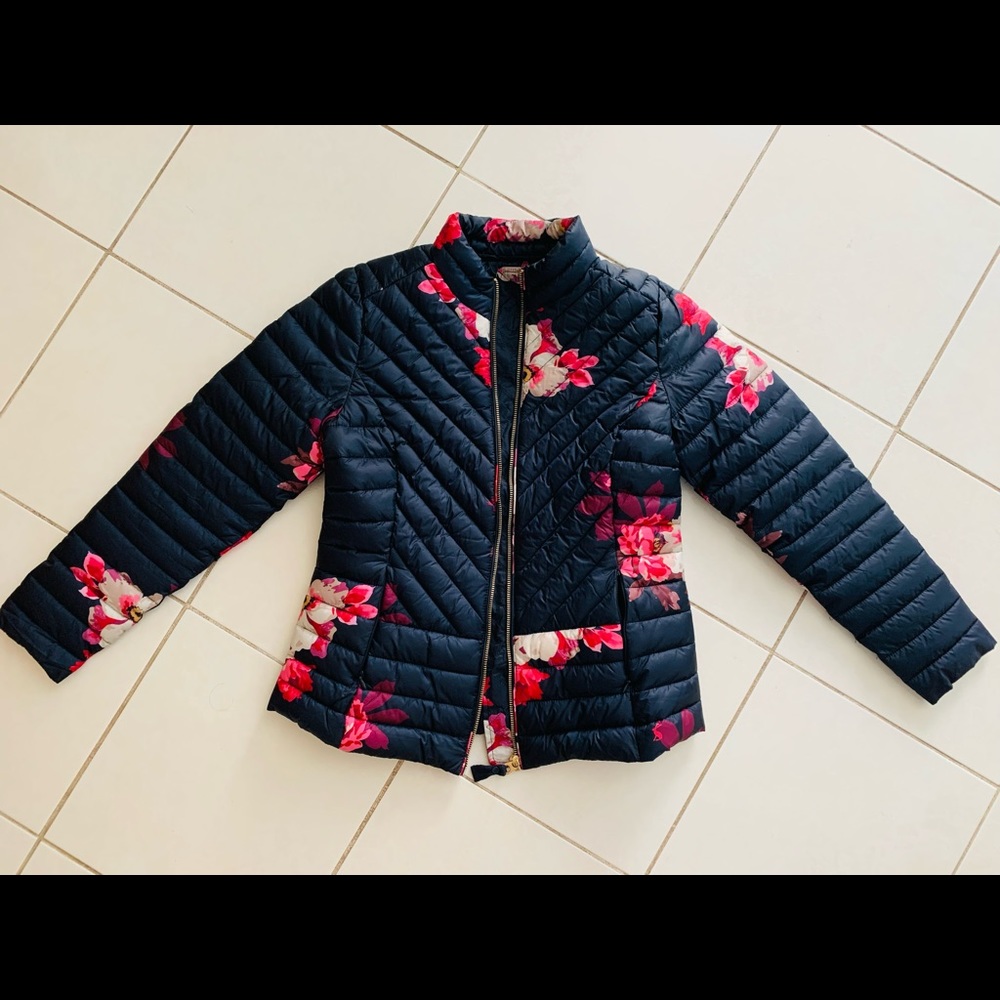 Floral Joules Light Puffer Jacket